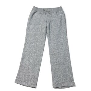 Nike wide leg flare fleece sweatpants baggy grey size XL women’s